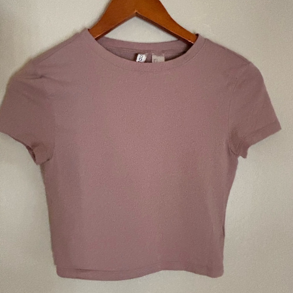 H&M Dusty Pink Crop Top